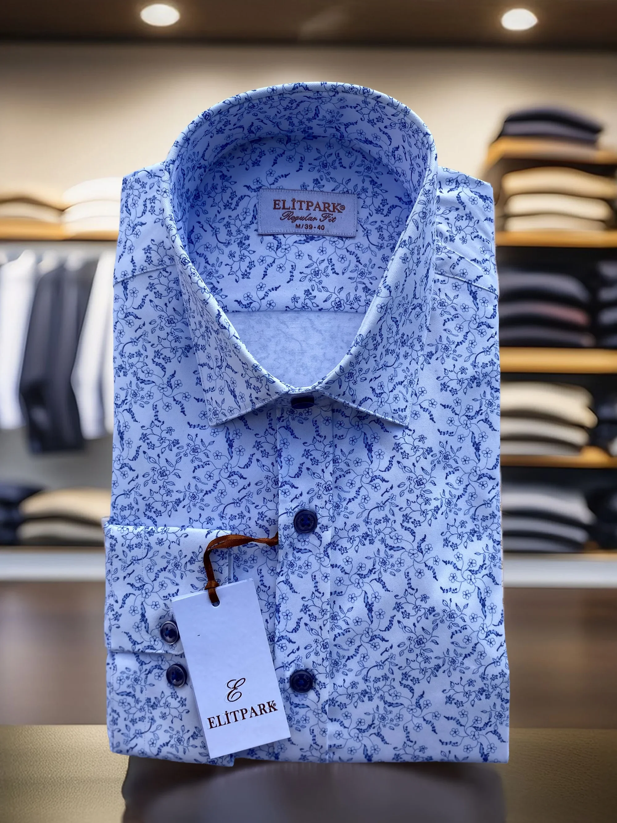 Hilary Flowers Desenli Pamuklu Erkek Gömlek